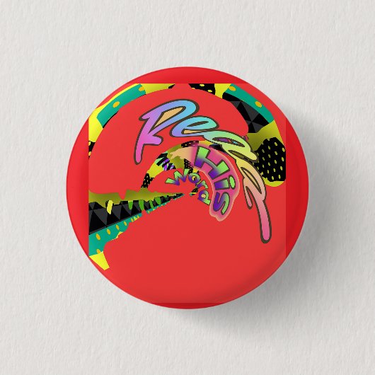 Lees Zijn Woord Ronde Button 3,2 Cm (Voorkant)