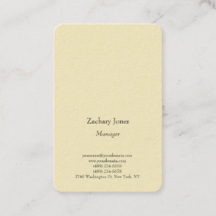 Leesbaar trendy plain eenvoudige minimalistisch ge visitekaartje