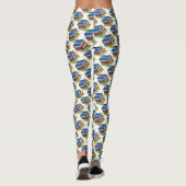 Leesbibliotheek boekenstack Librarian Bibliophile Leggings (Achterkant)