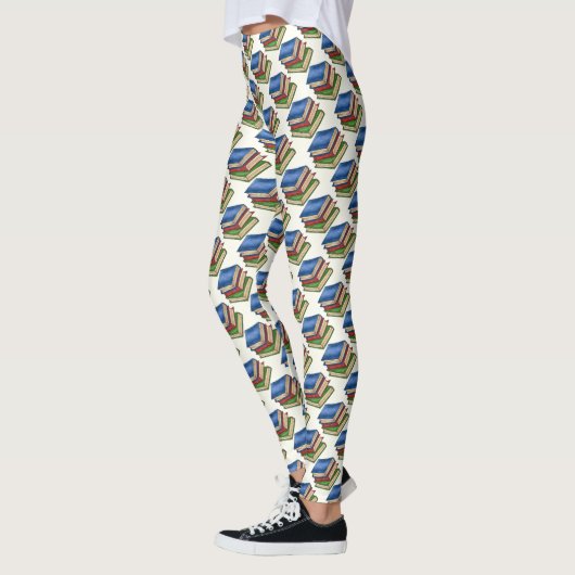 Leesbibliotheek boekenstack Librarian Bibliophile Leggings (Links)