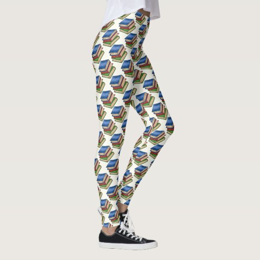Leesbibliotheek boekenstack Librarian Bibliophile Leggings (Rechts)