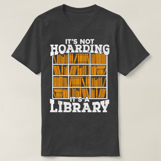 Leesbibliotheek Lover Librarian Gift T-shirt (Design voorkant)