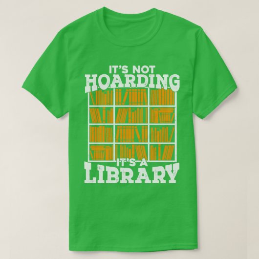 Leesbibliotheek Lover Librarian Gift T-shirt (Design voorkant)