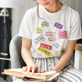 Leesbibliotheekboek voor lid van de boekenclub t-shirt