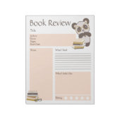 Leesboek Club School Kinder Notitieblok (Linkerzijde)