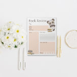 Leesboek Club School Kinder Notitieblok<br><div class="desc">Met dit schattige notitieblok is het leuker om boeken te bekijken en te beoordelen. Het schattige panda-beer met boeken en de neutrale kleuren zijn zo dat elke boekenliefhebber dit notitieblok zou waarderen. De sterren voor een boek zijn makkelijk te gebruiken. Pas het ontwerp aan je eigen wensen aan en maak...</div>