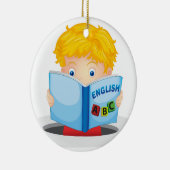 leesboek keramisch ornament (Rechts)