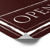 Leesboek, Kunst voor boekenliefhebbers Poster (Hoek)