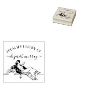 leesboek rubberstempel (Gestempeld)