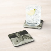 Leesboek vrouw drankjes onderzetter (Rechterzijde)