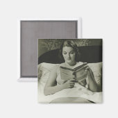 Leesboek vrouw magneet (Voorkant / Achterkant)