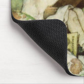 Leesboeken in Winter Mousepad Muismat (Hoek)