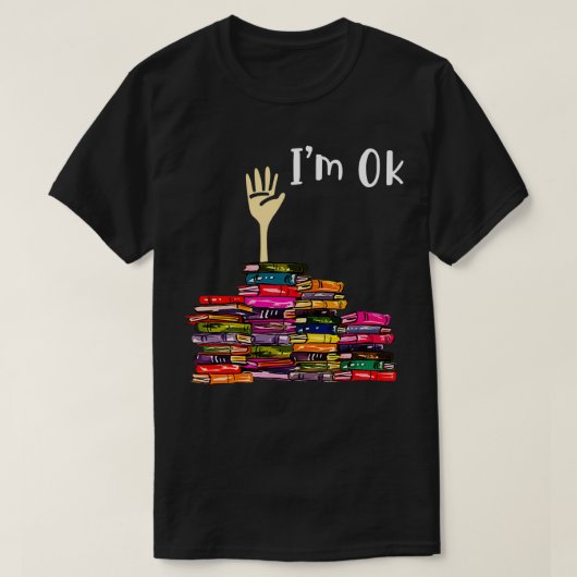 Leesboeken Luitenaar Nerd Im Ok leraar T-shirt (Design voorkant)