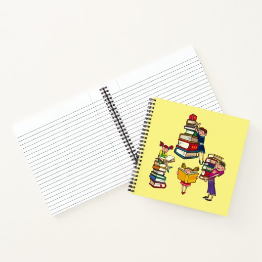 Leesboeken School Kinder Notitieboek (Binnen)