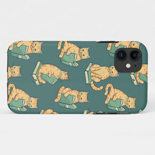 Leesboeken voor katten Case-Mate iPhone case (Achterkant (horizontaal))