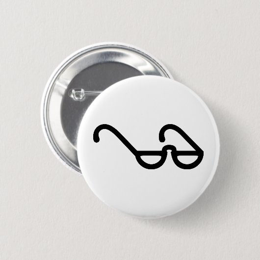 leesbril ronde button 5,7 cm (Voorkant /achterkant)