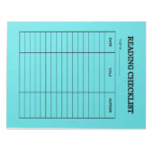 LEESCHECKLIST NOTITIEBLOK (Voorkant)