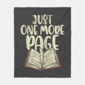 Leesclub nog maar één pagina fleece deken (Voorkant)