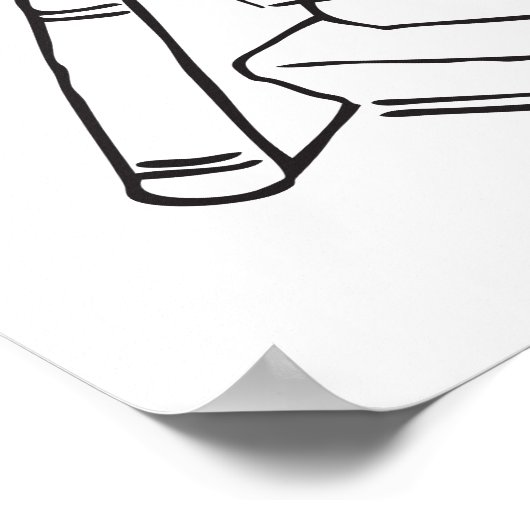 Leesdag lezen op schoolboeken poster (Hoek)