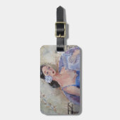 Leesdame van Marie Theron Bagagelabel (Voorkant verticaal)