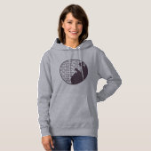  leesdame voor boekliefhebbers hoodie (Voorkant volledig)