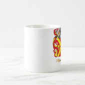 Leesdeklaag van wapens (gezinscrest) koffiemok (Center)