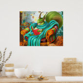 Leeseekhoorn Poster (Keuken)