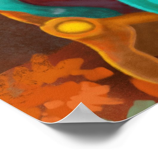 Leeseekhoorn Poster (Hoek)