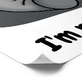 Leesend Elephant: Ik ben Nuts for Books Poster (Hoek)