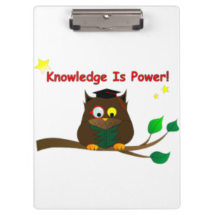Leesend Wise Owl Klembord