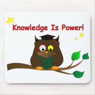 Leesend Wise Owl Muismat