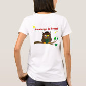 Leesend Wise Owl T-shirt (Achterkant)