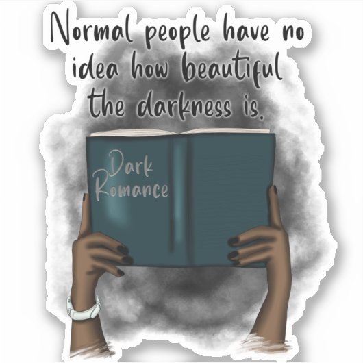 Leesende Sticker, Booknerd, Gift for Book Lover Sticker (Voorkant)