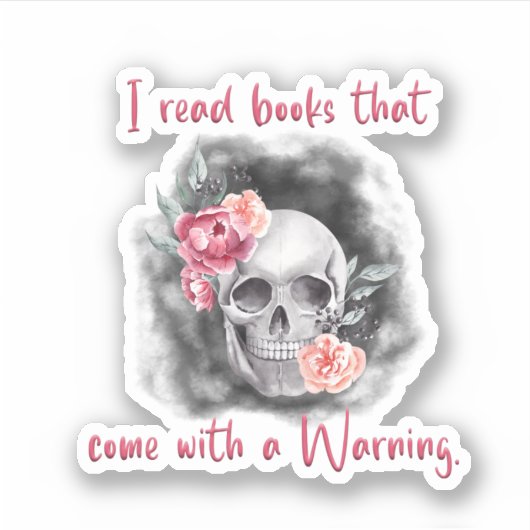 Leesende Sticker, Booknerd, Gift for Book Lover Sticker (Voorkant)