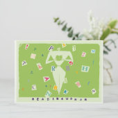 Leesgewicht vrouw 7x5 kaart (Staand voorkant)