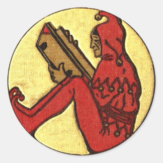 Leesgnome Ronde Sticker