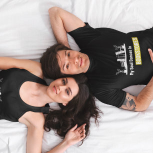 Leeshobby: Mijn ziel danst in boekwinkels T-shirt