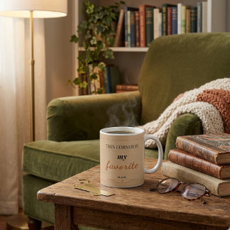 Leeshoek Mok - Knusse Mok Voor Boekenliefhebbers