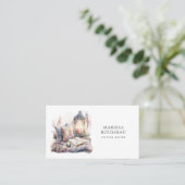 Leeshoek voor Waterverf van schrijfmachine Visitekaartje (Staand voorkant)