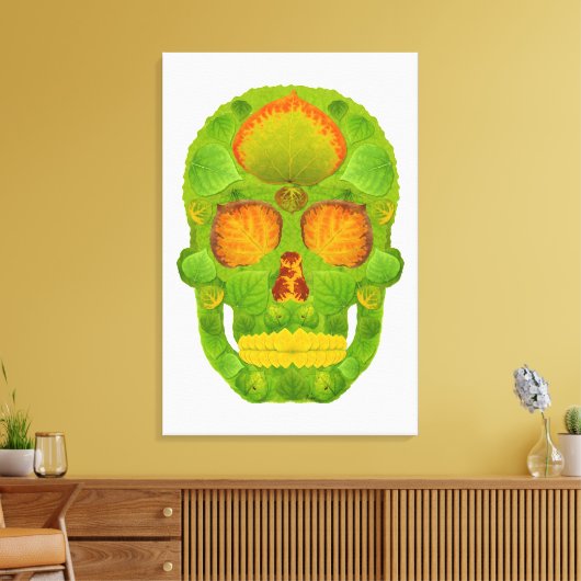 Leeshuid van spen 10 canvas afdruk (Insitu (Woonkamer))