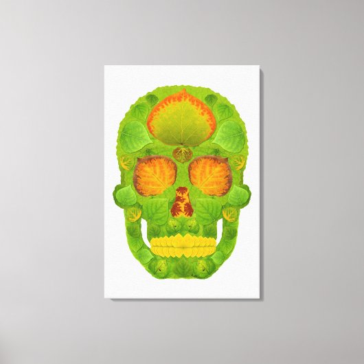 Leeshuid van spen 10 canvas afdruk (Voorkant)