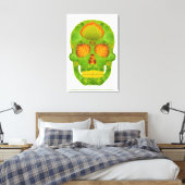 Leeshuid van spen 10 canvas afdruk (Insitu (Slaapkamer))