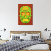 Leeshuid van spen 10 canvas afdruk (Insitu (Slaapkamer))