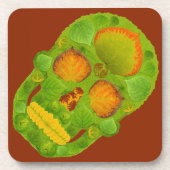 Leeshuid van spen 10 drankjes onderzetter (Voorkant)