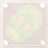 Leeshuid van spen 10 glazen onderzetter (Achterkant)