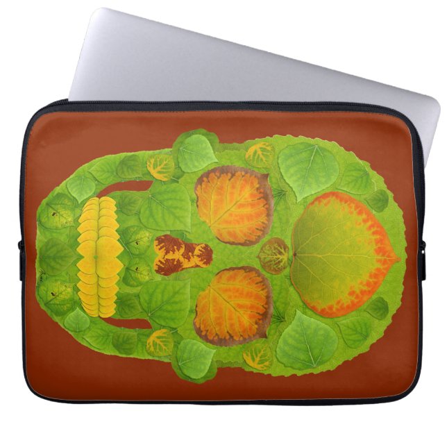 Leeshuid van spen 10 laptop sleeve (Voorkant)