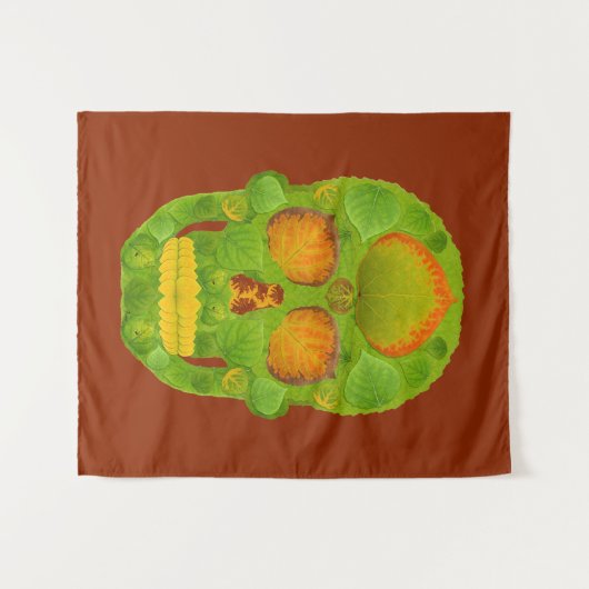 Leeshuid van spen 10 wandkleed (Voorkant (horizontaal))