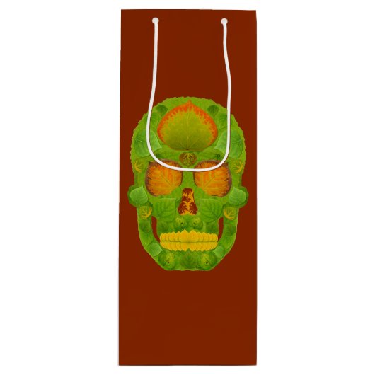 Leeshuid van spen 10 wijn cadeautas (Voorkant)