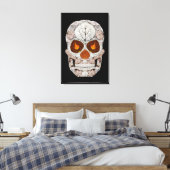 Leeshuid van spen 11 canvas afdruk (Insitu (Slaapkamer))