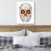 Leeshuid van spen 11 canvas afdruk (Insitu (Slaapkamer))